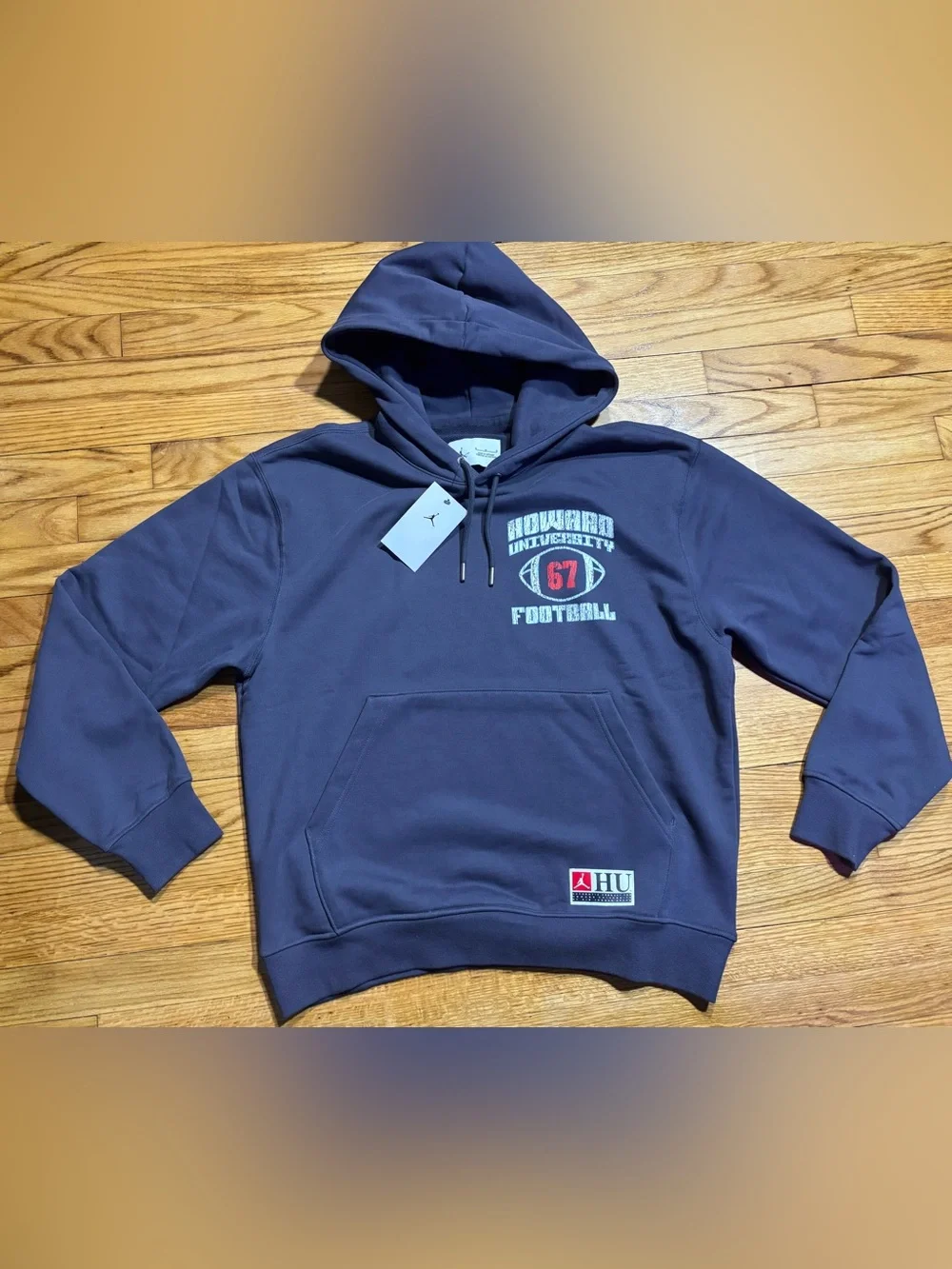 Jordan Howard University MVP fleece pullover hoodie men’s sz M NEW!
